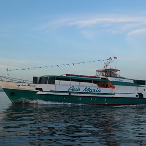 В 18:00 Прогулка на теплоходе "АВЕ МАРИЯ"