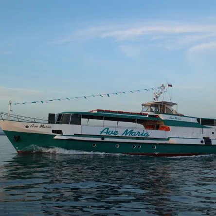 В 18:00 Прогулка на теплоходе "АВЕ МАРИЯ"